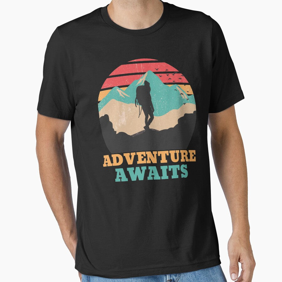 Adventure Awaits Mountains Are Calling Hiker Hiking by grinta2021