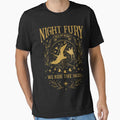 Night Fury Dragon Two-Sided , How To Train Dragon, Dragon Lovers by toongstudio