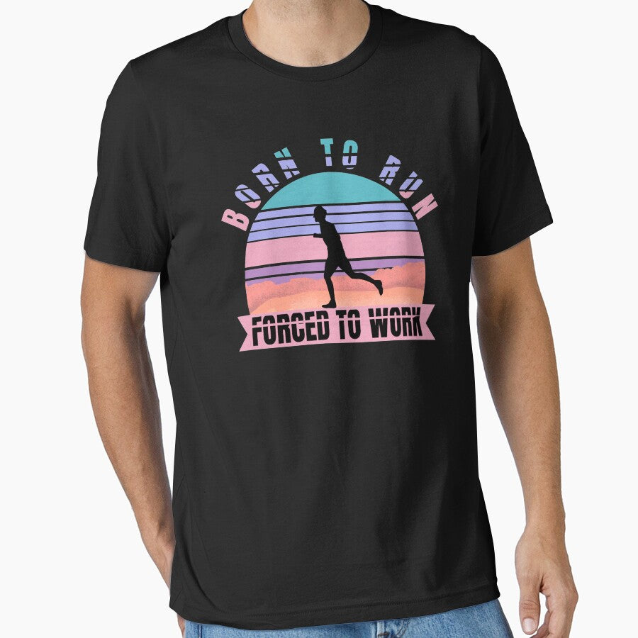 Born To Run Forced To Work - Runner Running by grinta2021