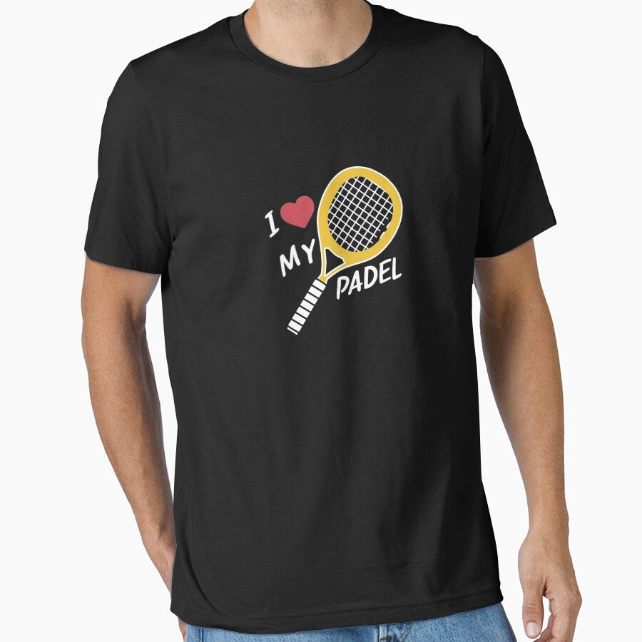 I love my Padel paddle racquet player lover by Minimal Mood