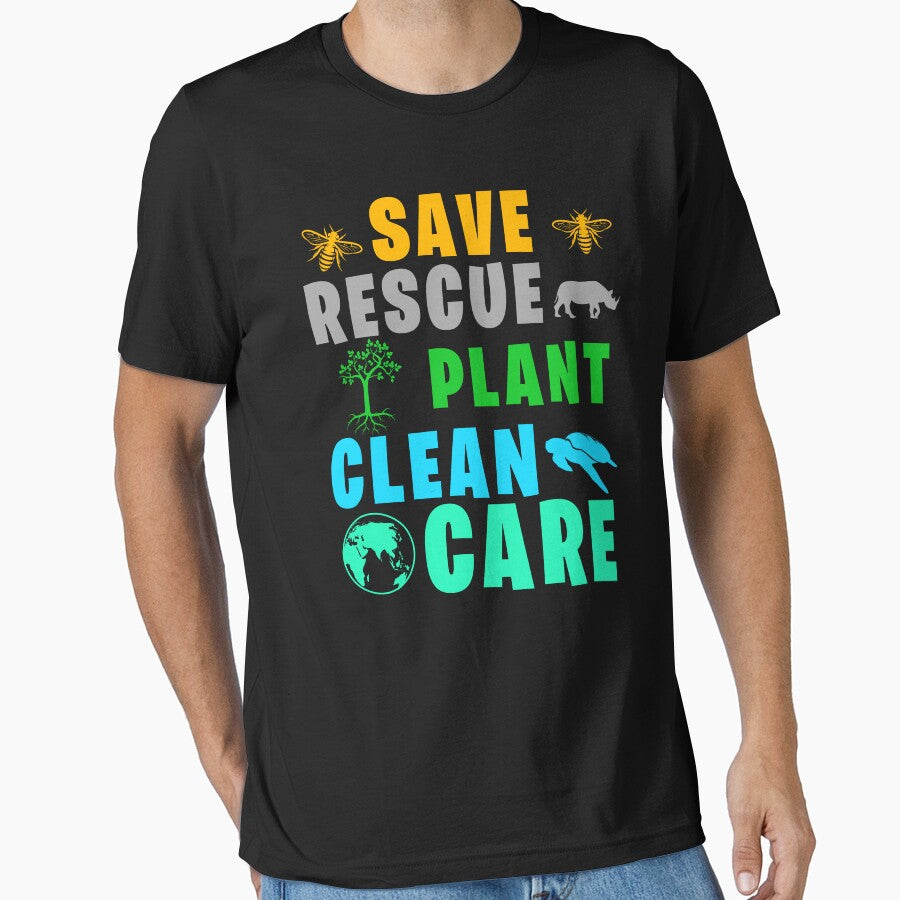 Save Bees Rescue Animals Plant Trees Clean Seas Earth Day by universe-hold ⭐⭐⭐⭐⭐