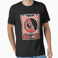 CLIMB - Vintage Style Propaganda Poster by Jam Jar