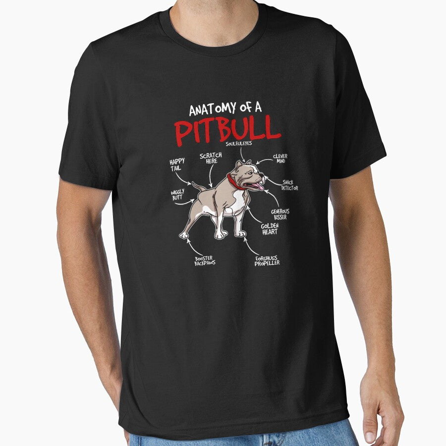Pitbull Stuff Dog Anatomy Of A Pitbull by wowart4u
