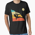 Retro Climbing Bouldering Boulderer Climber Free Speed by 4tomic