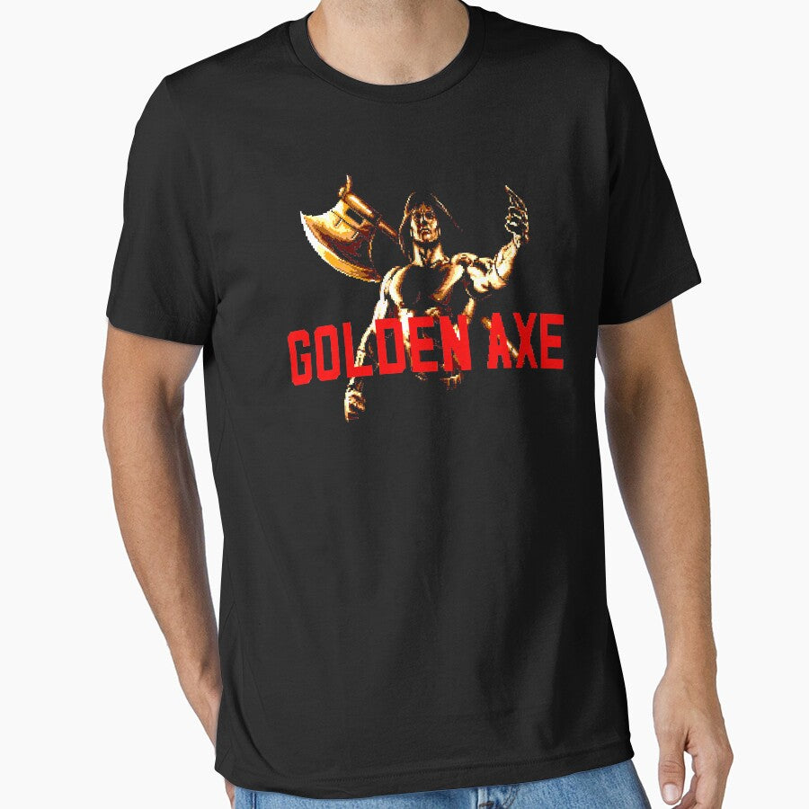 Golden Axe - Master System Title Screen by pixel8tees