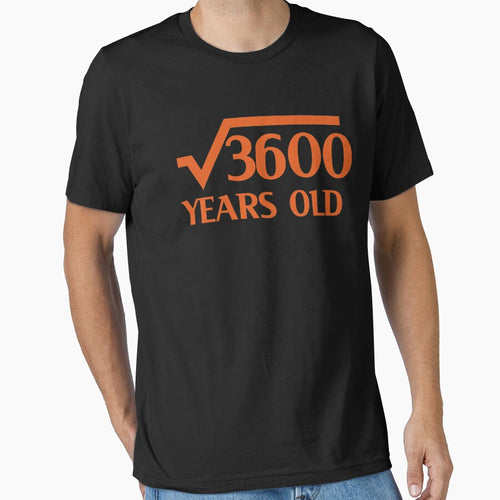60th Happy Birthday Art 60 Years Old Square Root of 3600 by melsens