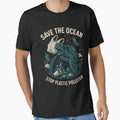 Angry Sea Turtle – Save The Ocean, Stop Plastic Waste by NOTRE-BONHEUR