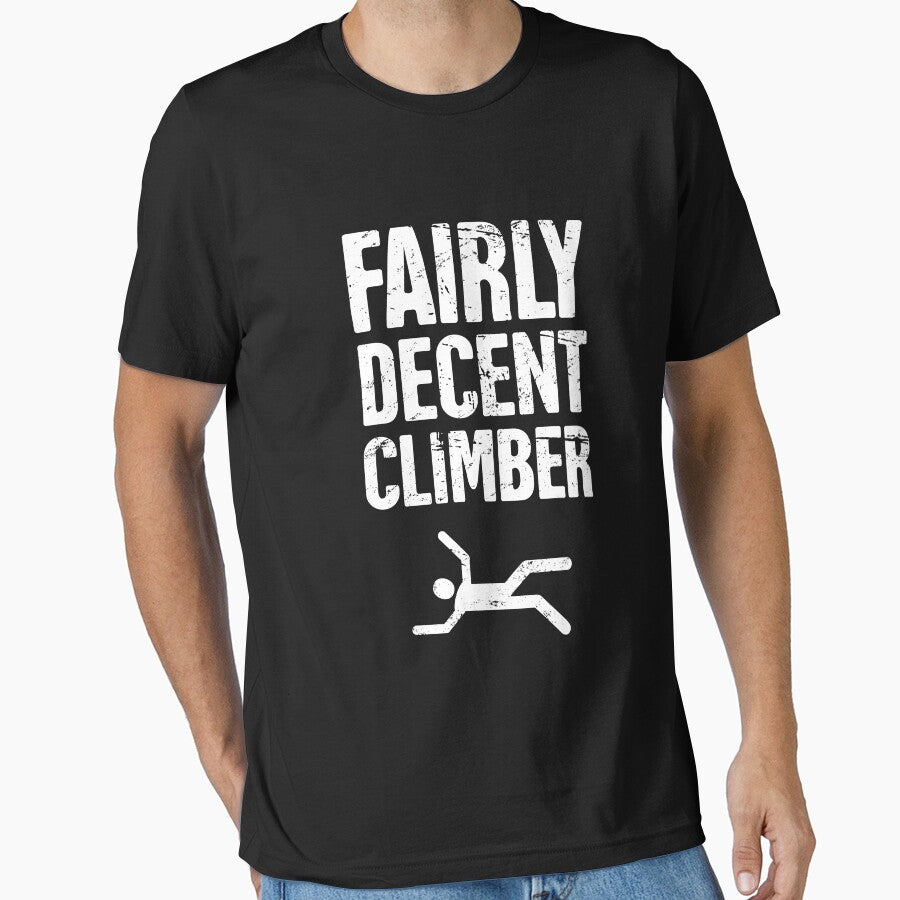 Fairly Decent Climber - Rock Climbing Design by Jam Jar