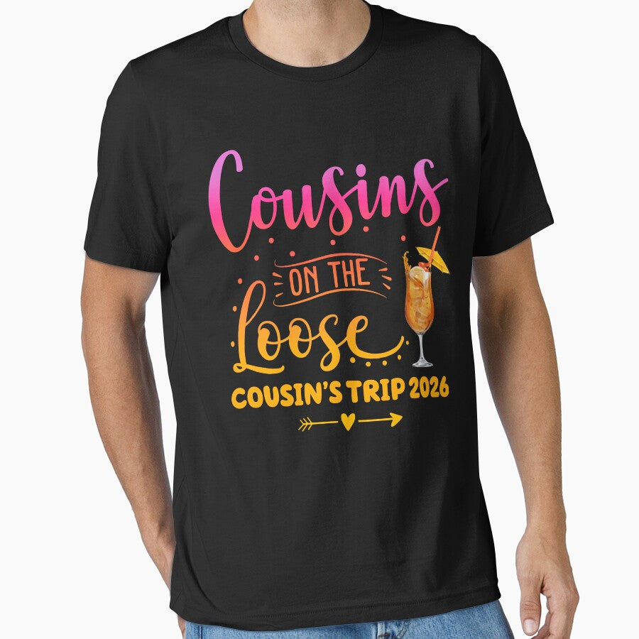 Cousin On The Loose Cousins Trip 2026 Tie Dye Drinking Lover by pansak