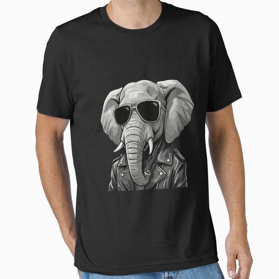 Cool Elephant Wearing Sunglasses by UniTeeCo