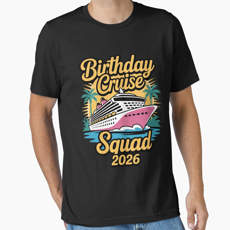 Birthday Cruise Squad 2026 Vacation Summer Trip Family by HudsonErik