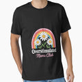 Overstimulated Moms Club Motherhood Trendy Mom Groovy by FadeOfThrone