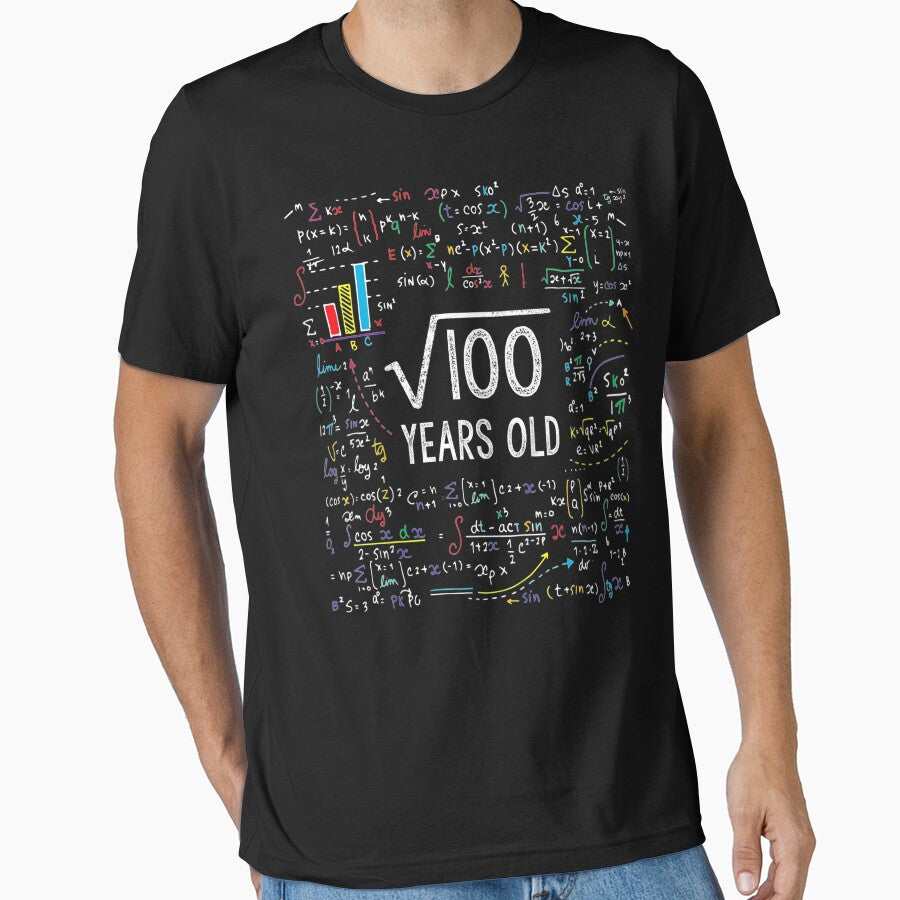 Kids Square Root Of 100 10Th Birthday 10 Year Old Gifts Math Bday by HillyArts