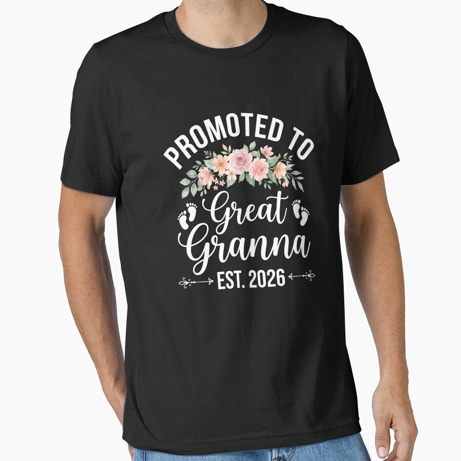 Promoted-To-Great-Granna-Est. 2026-New-Grandparent-Pregnancy-Announcement by SofenArt