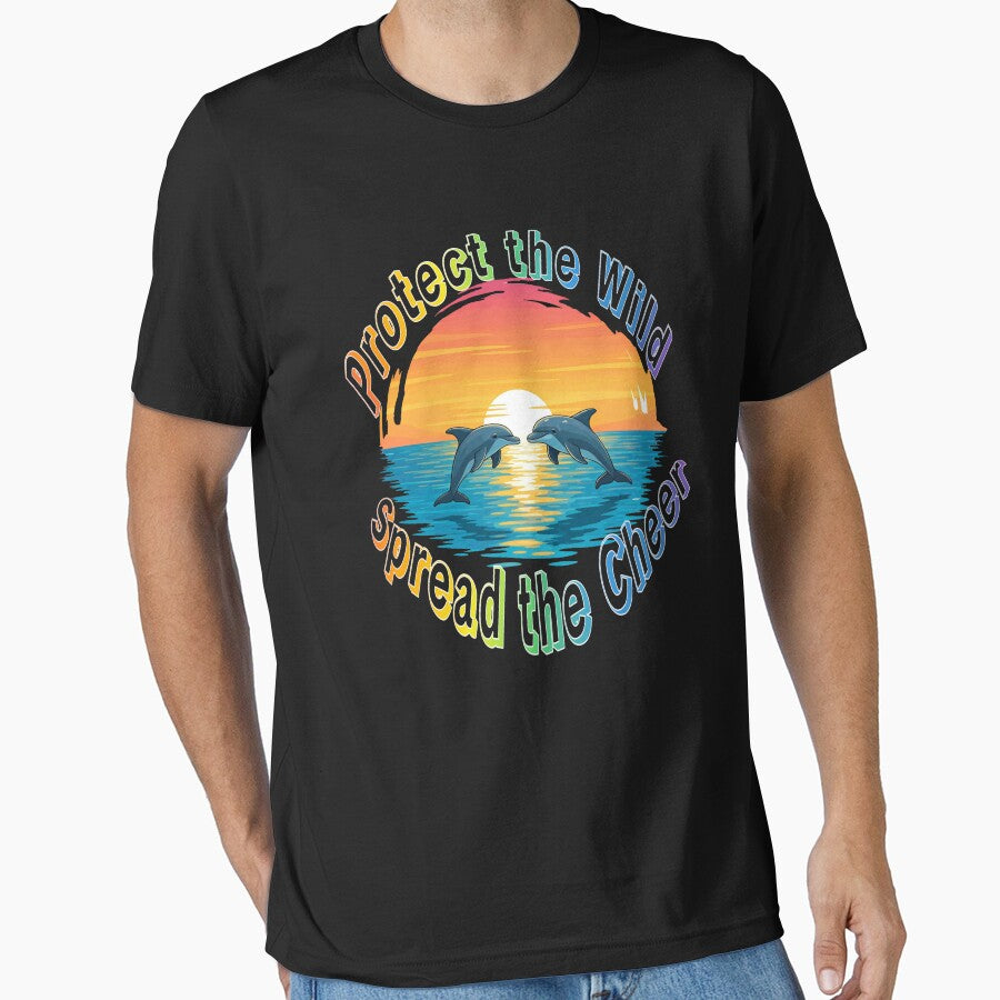Dolphin Sunset: A Message of Hope and Joy by Diwakar-Designs