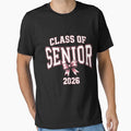 Class Of 2026 Senior Pink Coquette Bow Graduatio by DianaStantzo