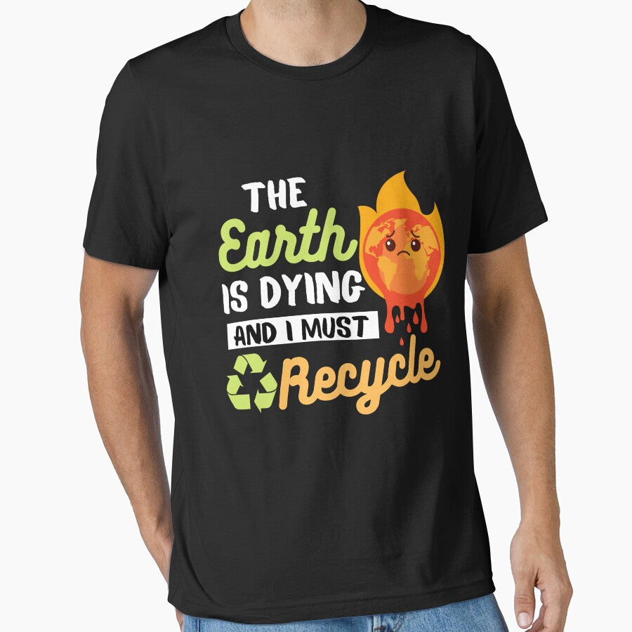 The earth is dying and i must recycle by LittleArij