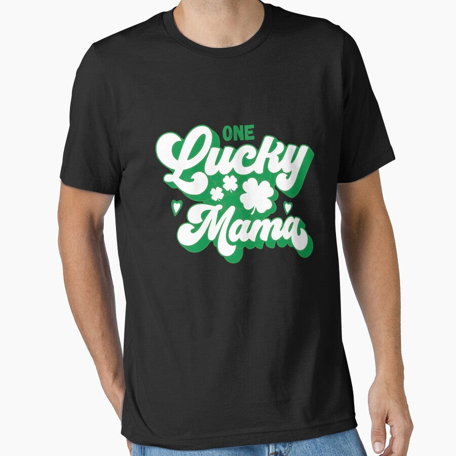 One Lucky mama Retro Vintage Patrick's Day by Belhbib Art ⭐⭐⭐⭐⭐