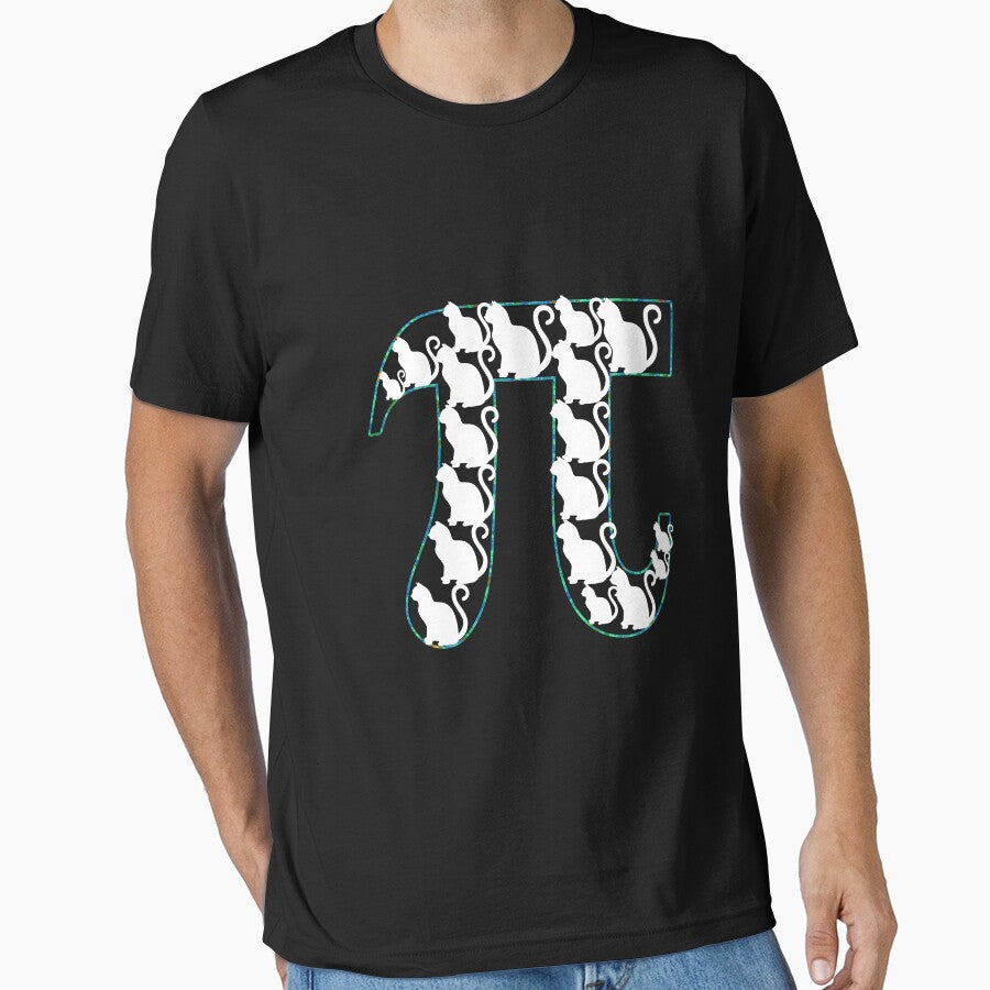 Cute Pi Number Outfit With White Cats Girls Math Lovers Nerds Geeks Gift by FunnySunny T-Shirts