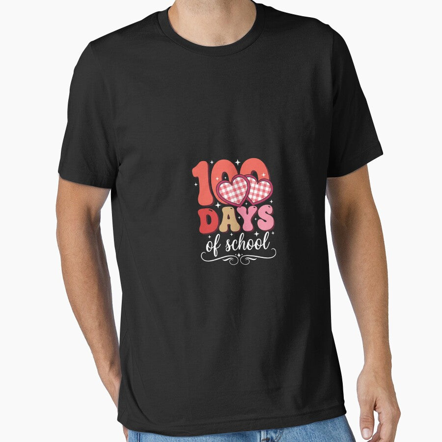 100 Days of School Celebration Hearts & Stars by Merchifyme2000