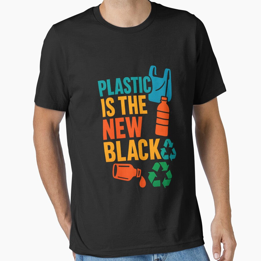 Plastic Is The New Black – Environmental Awareness Design by AddictiveDesign