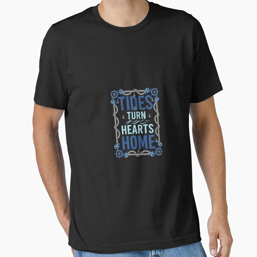 Nautical Anchor Home T-Shirt - Ocean Lover Gift by Merchifyme2000