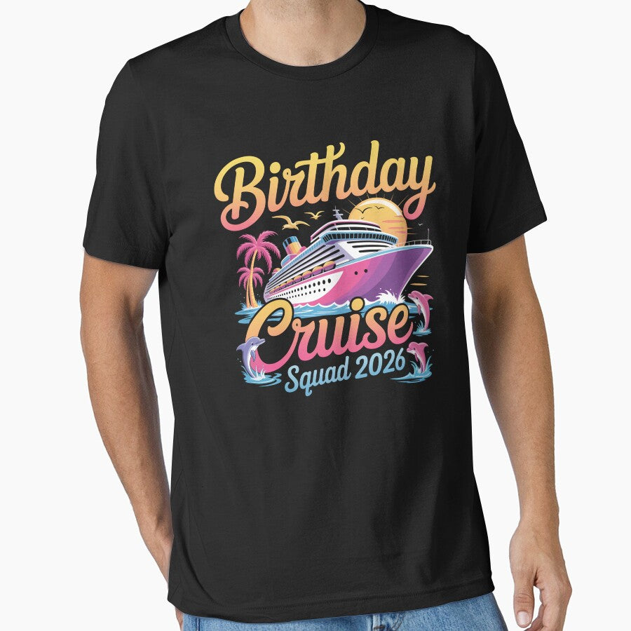Birthday Cruise Squad 2026 Vacation Summer Trip Family by johnertullio