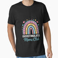 Overstimulated Moms Club Motherhood Trendy Mom Groovy 0 by FadeOfThrone