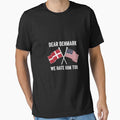 Danish American Solidarity Flag - We Hate Him Too Design by Merchifyme2000