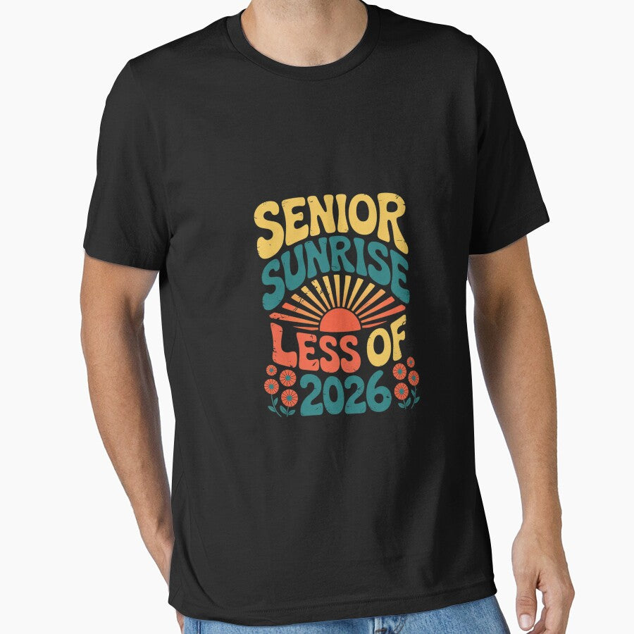 Womens Senior Sunrise 2026 Graduation Groovy Class of 2026 by MythWoot