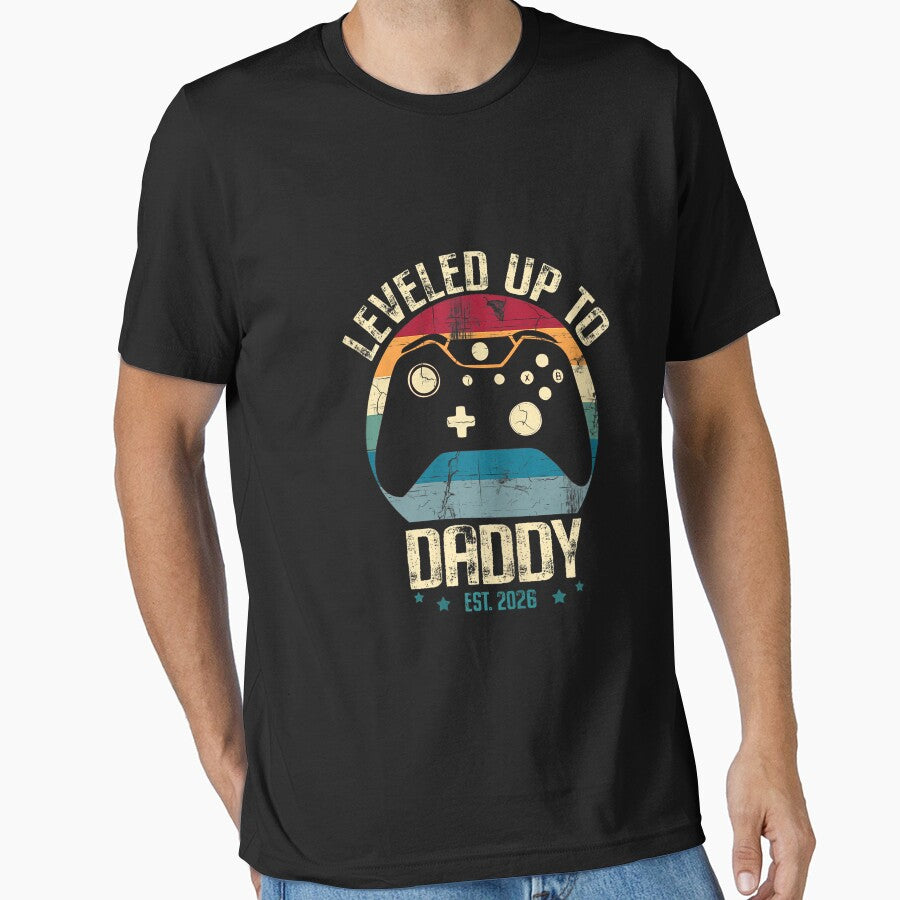 I Leveled Up to Daddy Est. 2026 Dad Level Unlocked New Dad by FrankIsabel