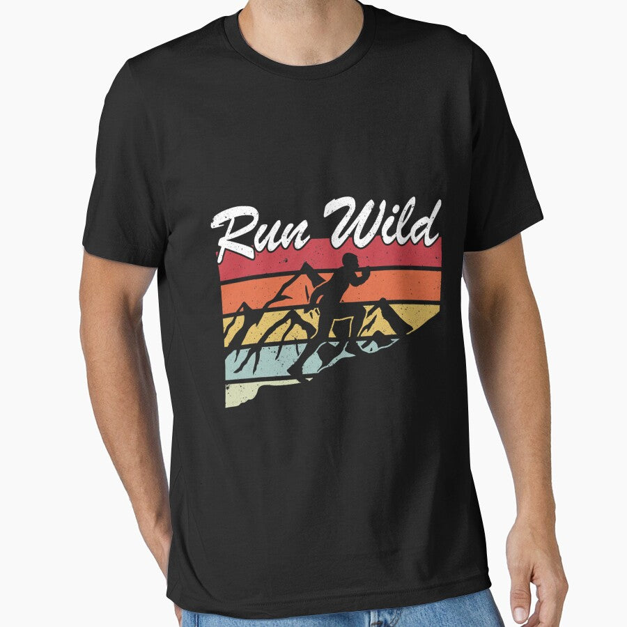 Run Wild Trail Running Ultra Running Classic T-Shirt by laureljusjv