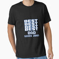 Best Dad Since 2003 Retro Pixel Art - Father's Day Gift by Merchifyme2000