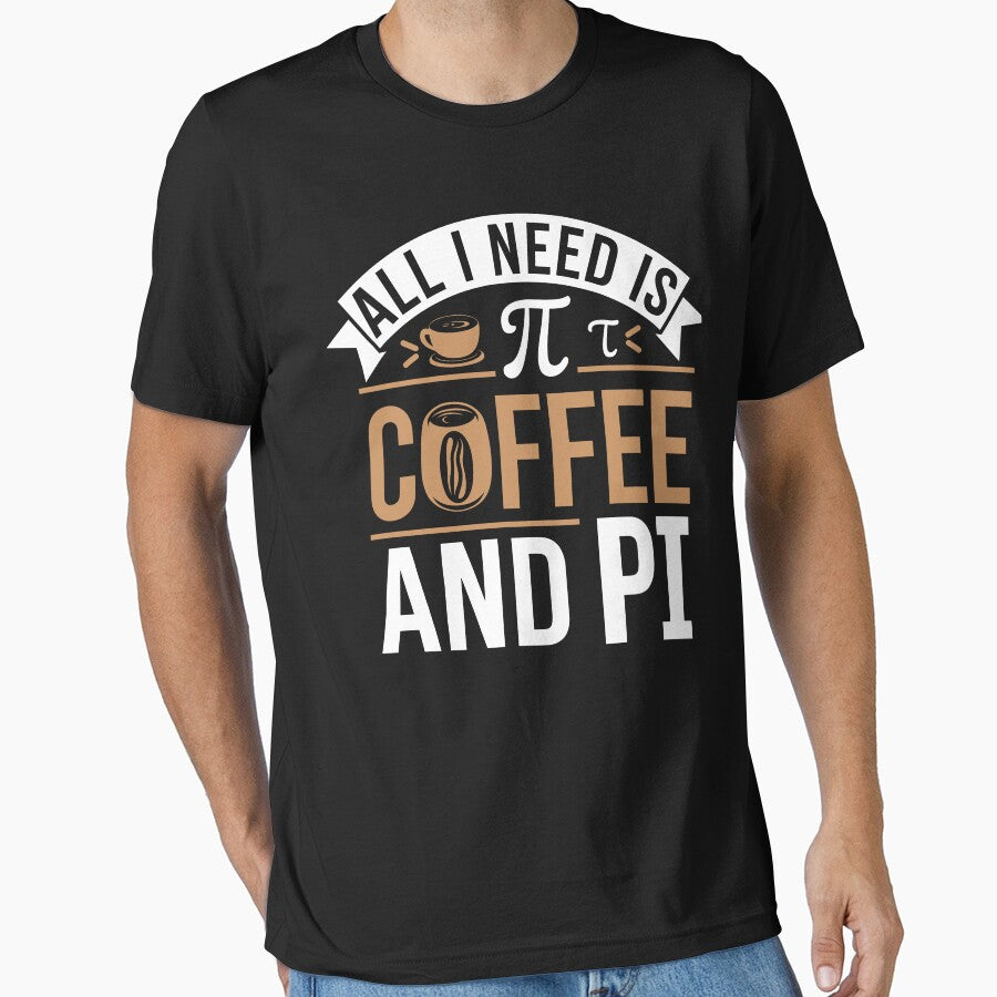 All need is Coffee and Pi Cute Funny Pi Day Women Teacher by tarikusa02