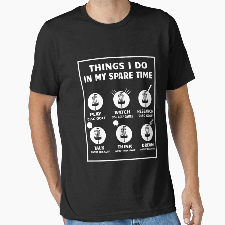 Things I Do In My Spare Time Disc Golf Player Funny Gifts by issambak
