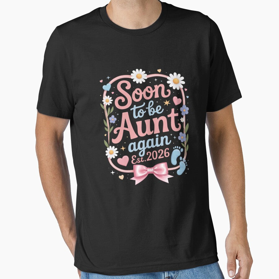 Soon to be Aunt Again Est 2026 Baby Announcement Party by DetroitMug