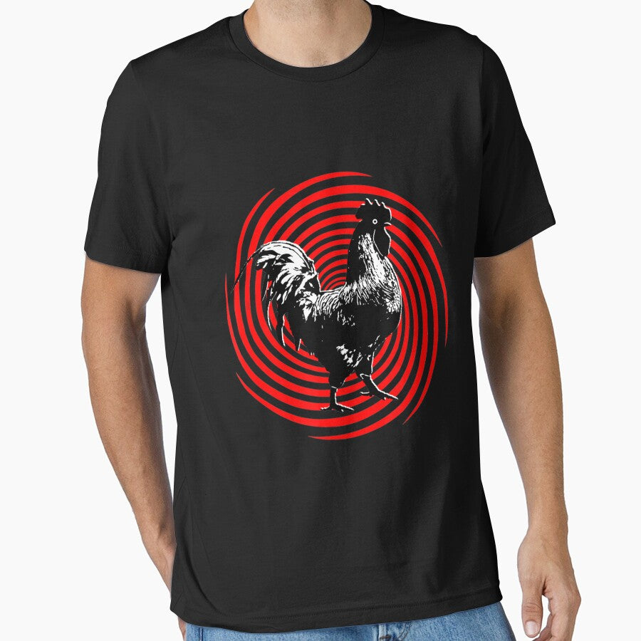 Chicken Hypnotic Trance Spiral Rooster Funny Graphic Animal Lover by MarcelaSoto