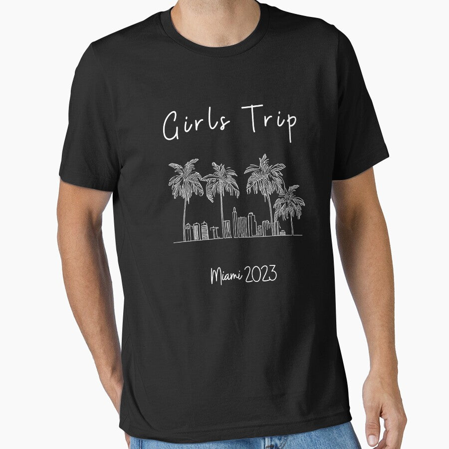 Girls Trip to Miami 2023: Glamorous Miami, Palm Trees, simple design, minimalist shapes with clean lines, modern and elegant look, stylish and classic appeal (14) by TourDePassion