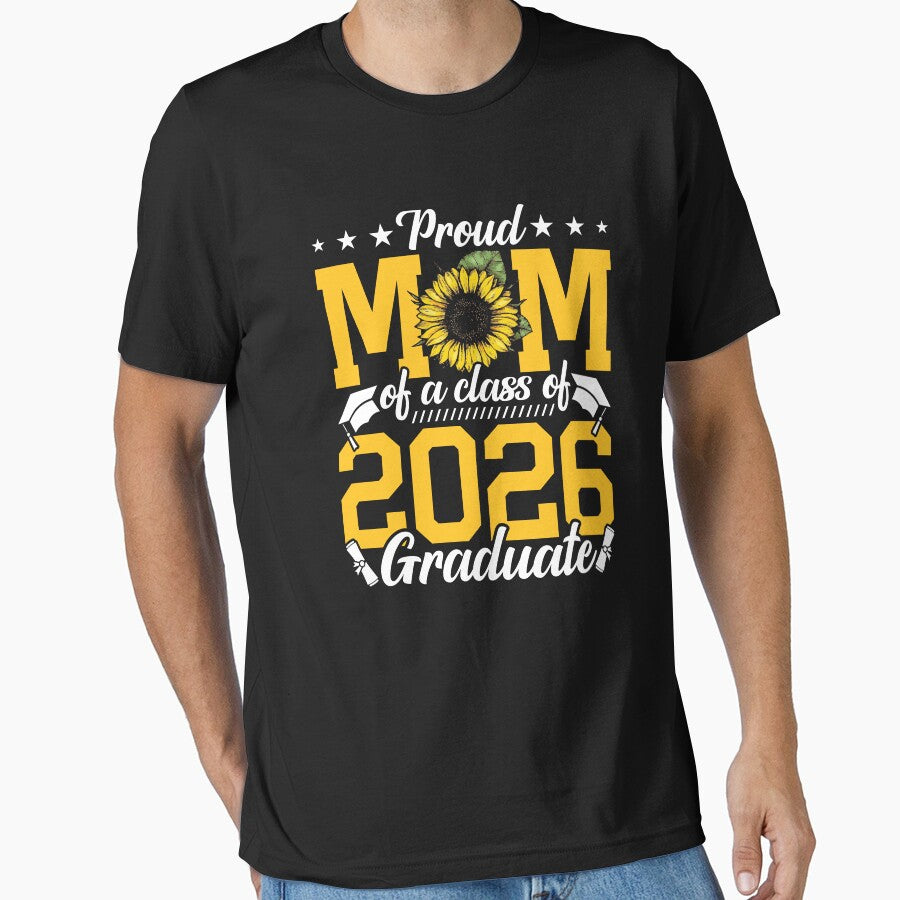 Proud Mom Of A Class Of 2026 Graduate Shirt, Mom Graduation shirt, Senior 2026 Graduation Shirt, Graduate Mom Shirt, Proud Grad Mom Shirt by aymob