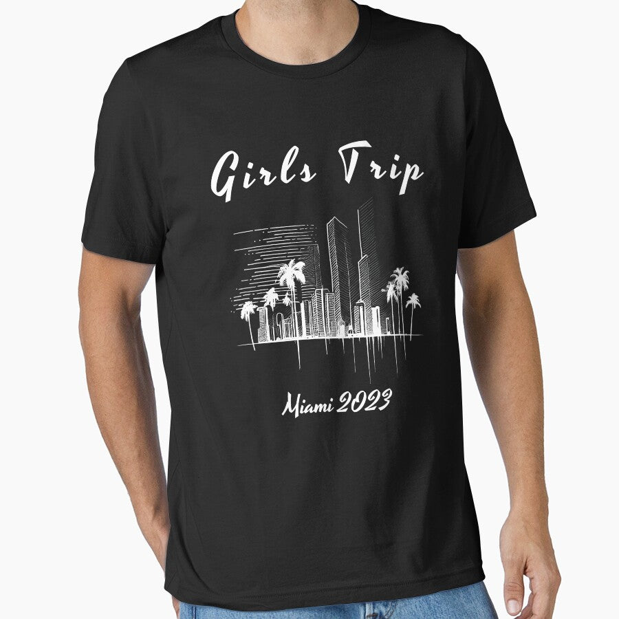 Girls Trip to Miami 2023: Glamorous Miami, Palm Trees, simple design, minimalist shapes with clean lines, modern and elegant look, stylish and classic appeal (11) by TourDePassion
