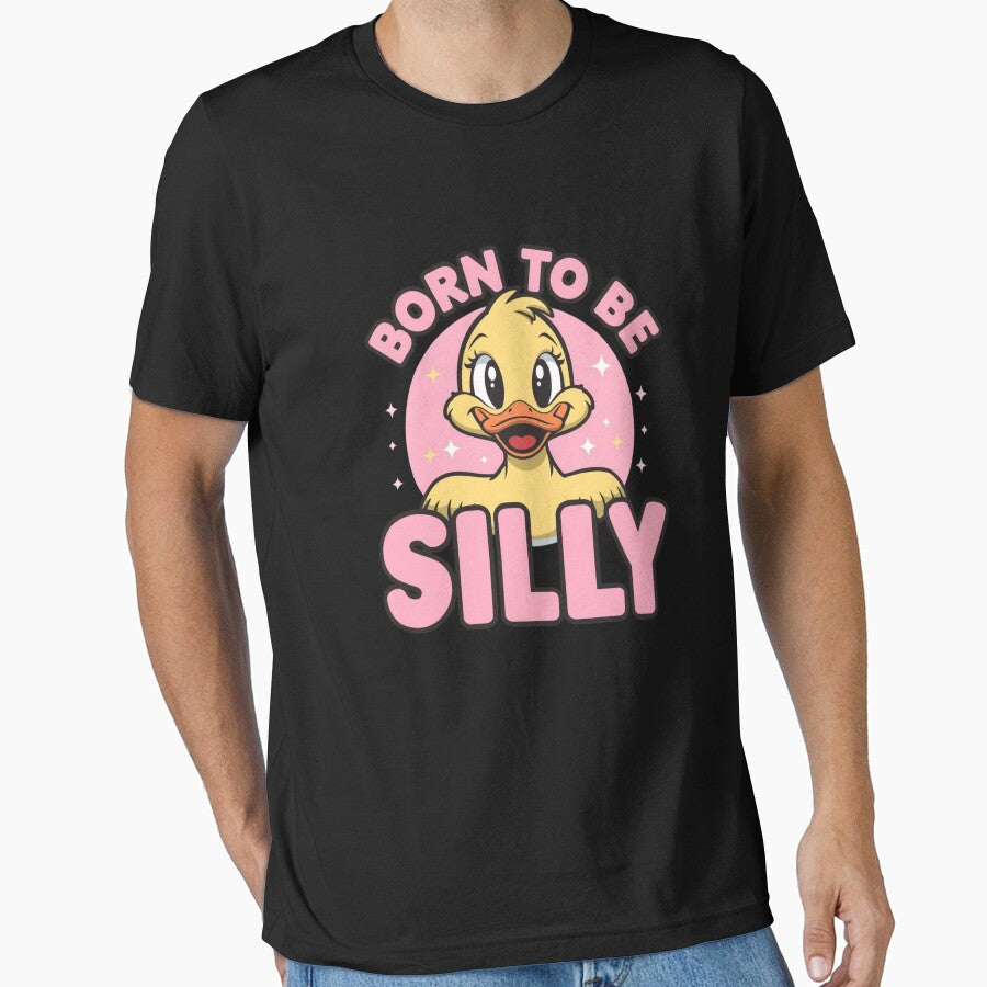Born to Be Silly Funny Duck Shirt | Absurd Cute Humor by MotivaChic