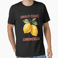 Amalfi Coast limoncello stamp tomato girl Italian summer by papertaless