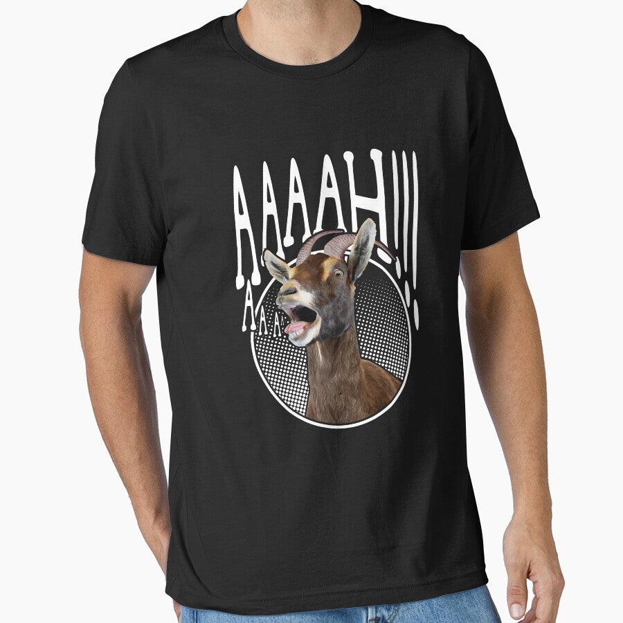 Ahhh Screaming Goat Gift Funny Goat Lover Screaming Goat Gear by DynamicDesign