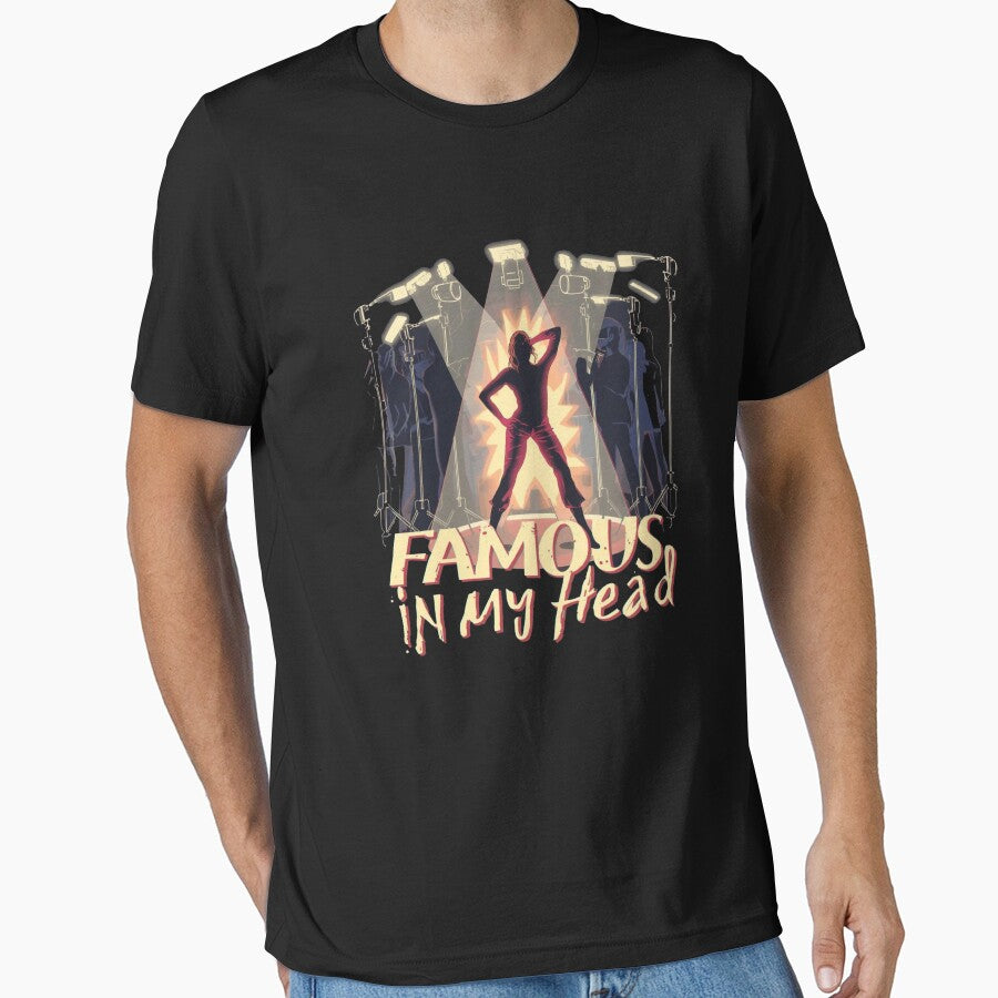 Famous In My Head - Main Character Energy Retro Art | Spotlight Diva by ConfuseLab Alt