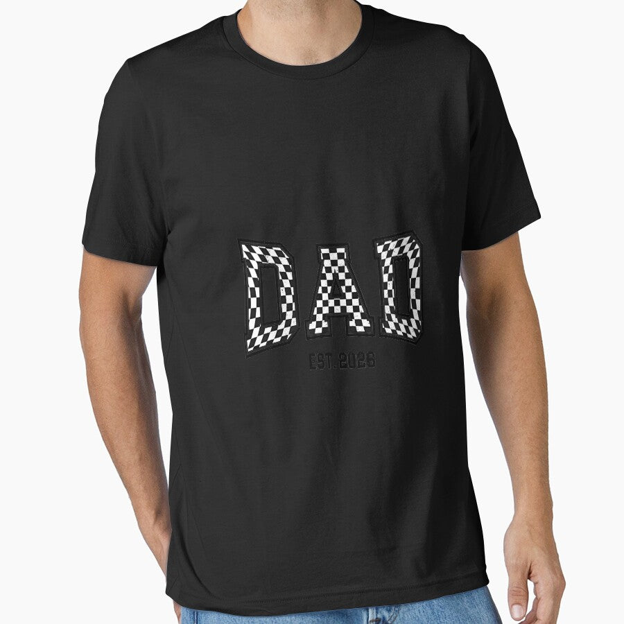 Dad Checkered Est 2026 Funny New Dad Best Dad Ever Father by FrankIsabel