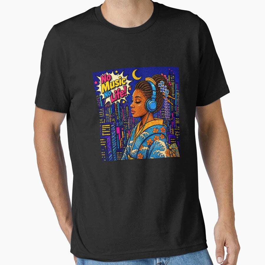 Japan x Black Beauty - "No Music, No Life" (comic style) by Studio-MiMi