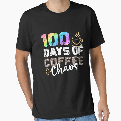 100 Days Of Coffee & Chaos - Happy 100th Day School Teacher by stareongroup