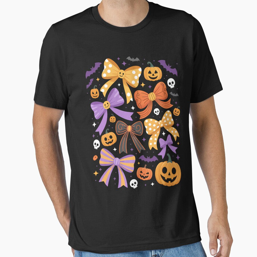 Coquette Bow Pumpkin Halloween Cute Aesthetic by Sea4Adventures