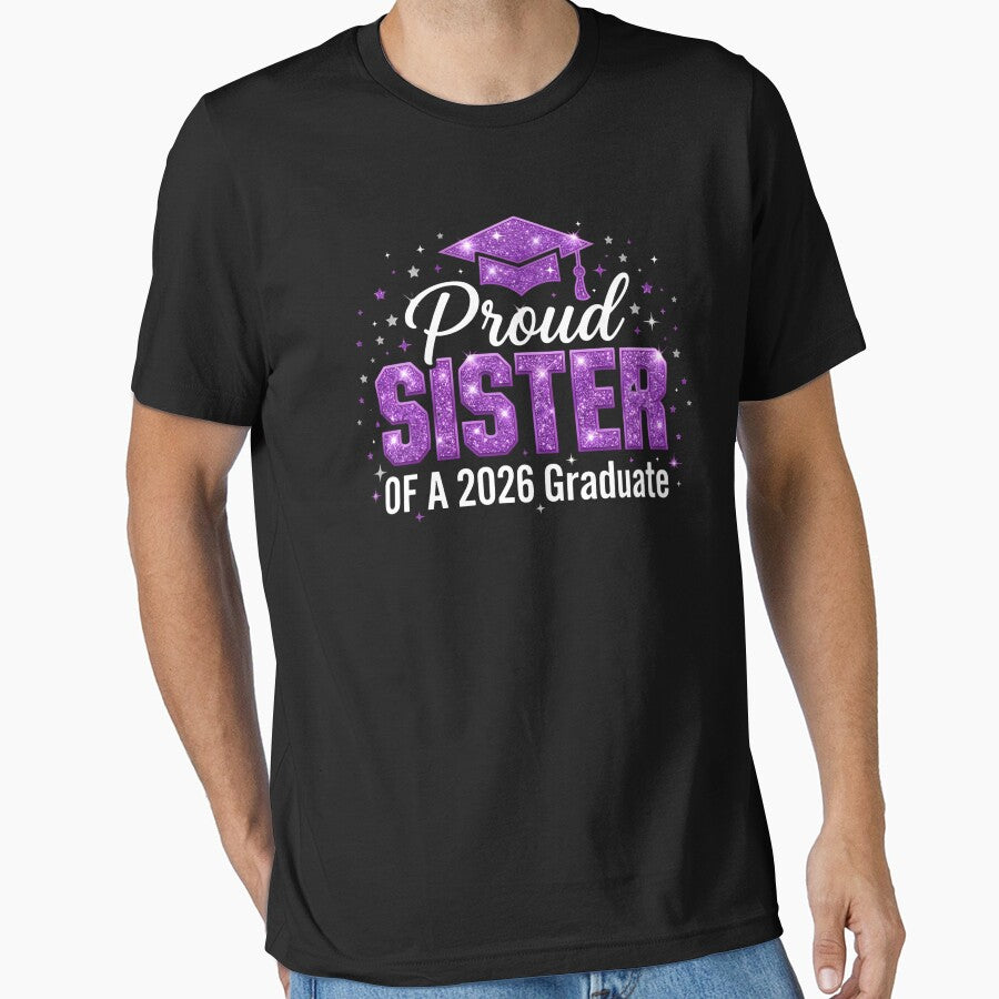 Proud Sister of the Graduate Shirt, Sister Gift, Gift for Sister, Gift Graduation, Graduation Shirt, Graduation Gift, Graduation Party by THREE LITTLE BEANS