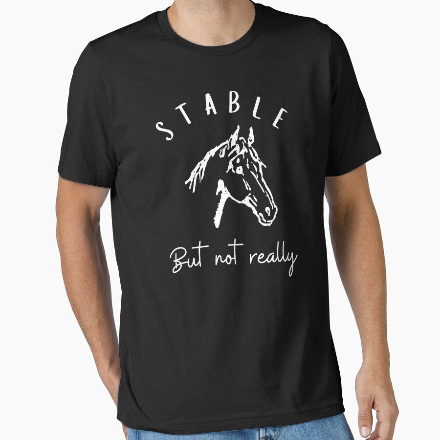 Stable But Not Really Funny Horse Girl Barn Life by faridman